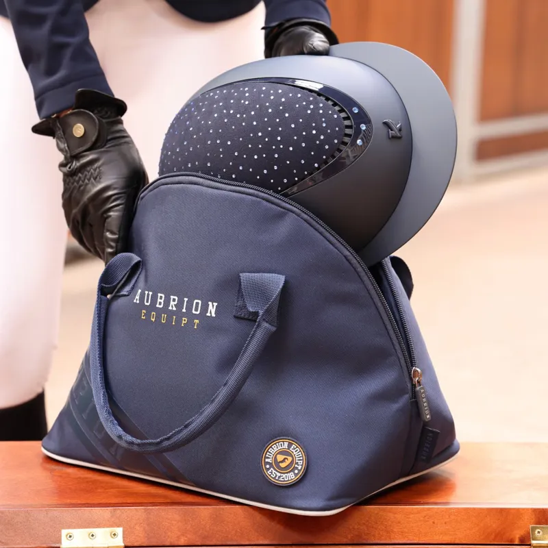 Shires Aubrion Equipt Hat Bag Navy